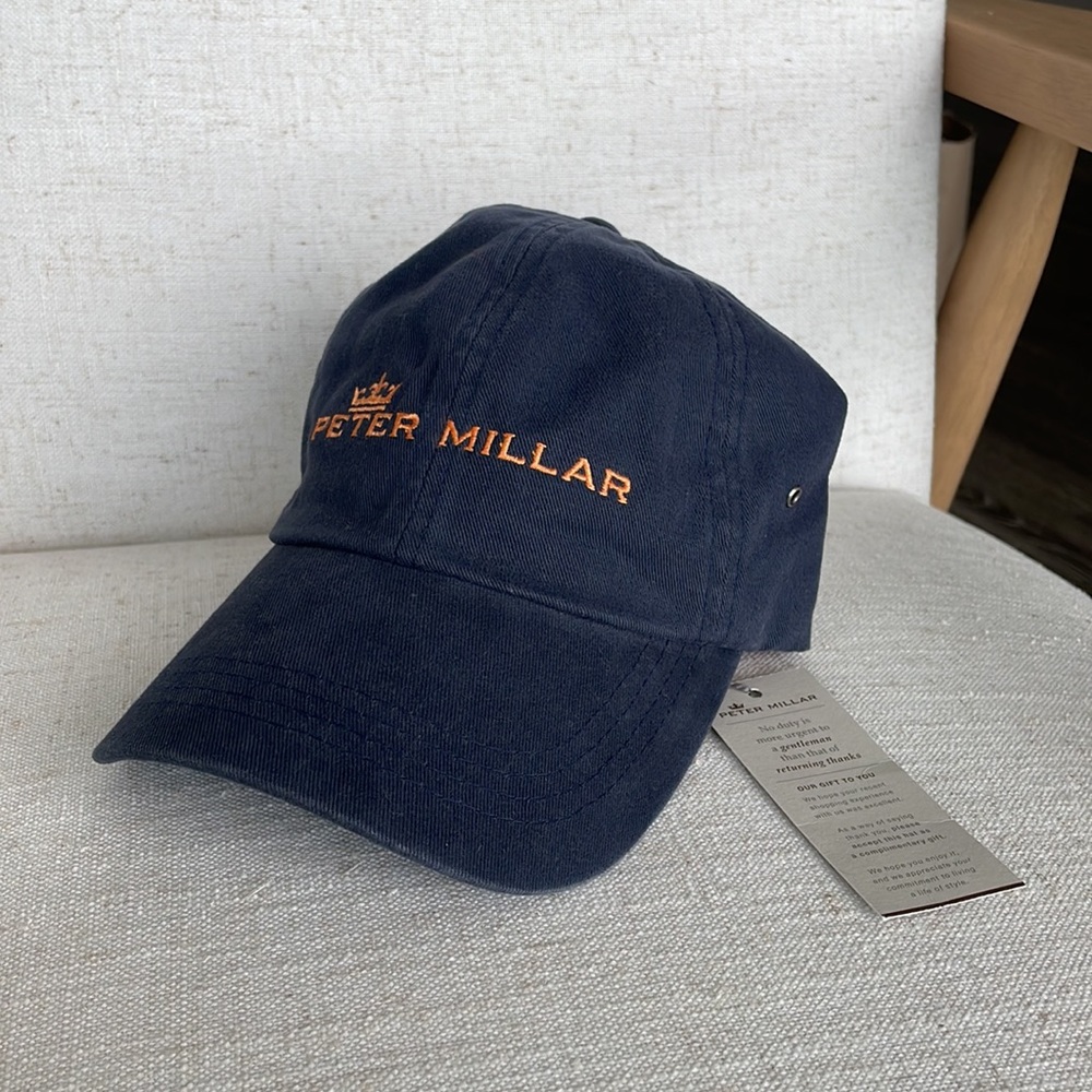 Peter Millar NEW WITH TAGS Navy / Salmon Men’s Hat (OneSize)